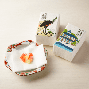 金箔入り金平糖（忘れな草・紅葉