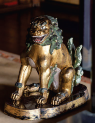 紫宸殿　獅子狛犬像　獅子