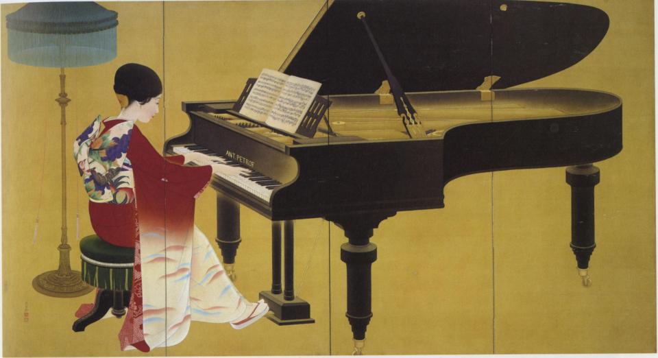 中村大三郎《ピアノ》1926年 京都市美術館蔵