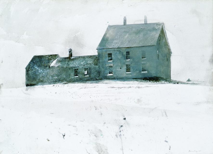 《オルソンの家》1969年/丸沼芸術の森蔵 © 2024 Wyeth Foundation for American Art / ARS, New York / JASPAR, Tokyo E5641