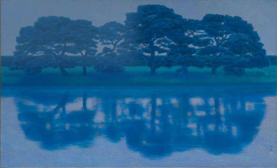 東山魁夷《夕涼》（1968年）福田美術館蔵　通期展示