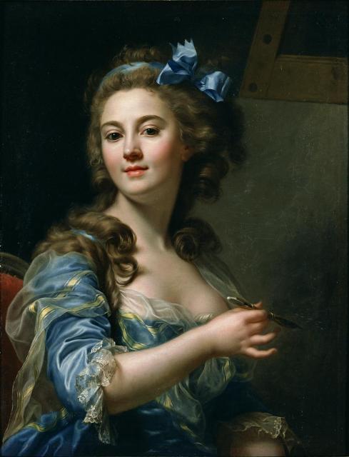 マリー＝ガブリエル・カペ 《自画像》 1783年頃、 油彩／カンヴァス 国立西洋美術館