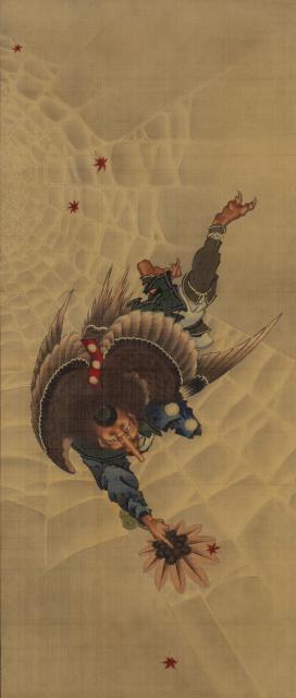 葛飾北斎《大天狗図》 1839年 福田美術館蔵 通期展示
