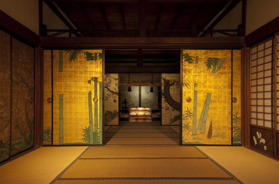 旧嵯峨御所 大本山大覚寺 正寝殿特別拝観と通常非公開 庭湖館での写経体験