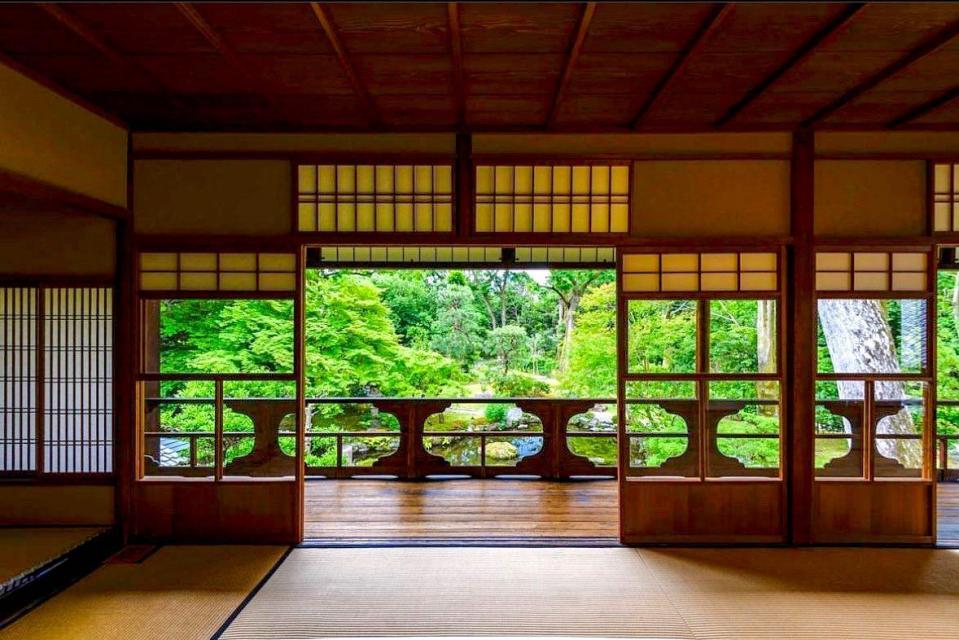 通常非公開の主屋2階座敷にて