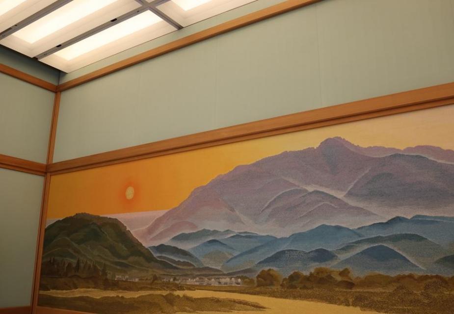 夕映　壁
