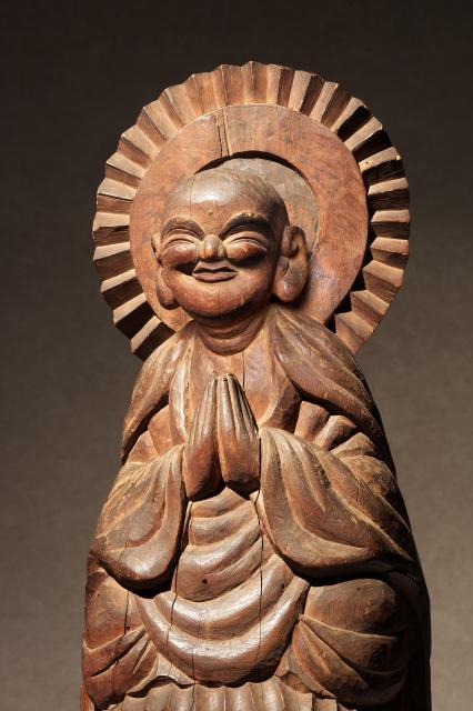 木喰上人《地蔵菩薩像》1801年 日本民藝館蔵