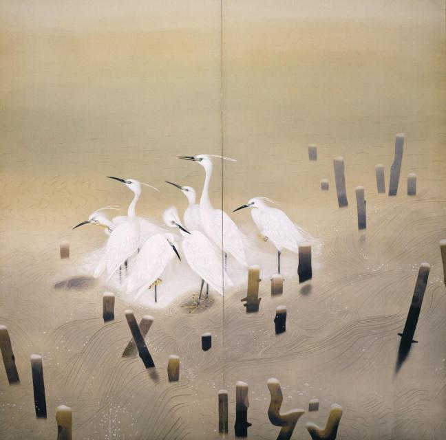 堂本印象《冬朝》1932年 京都国立近代美術館