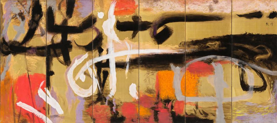 堂本印象《風神》1961年 京都府立堂本印象美術館