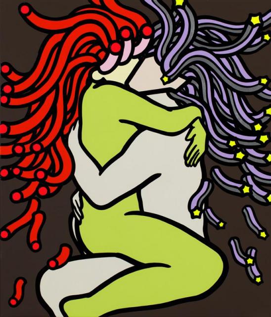 チェ・ナリ《Sexy Mato 38》 アクリル／キャンバス　53×45cm　2024年