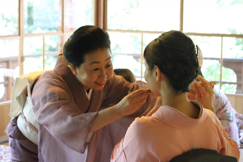 体験会では吹き方を学ぶことが出来ます。