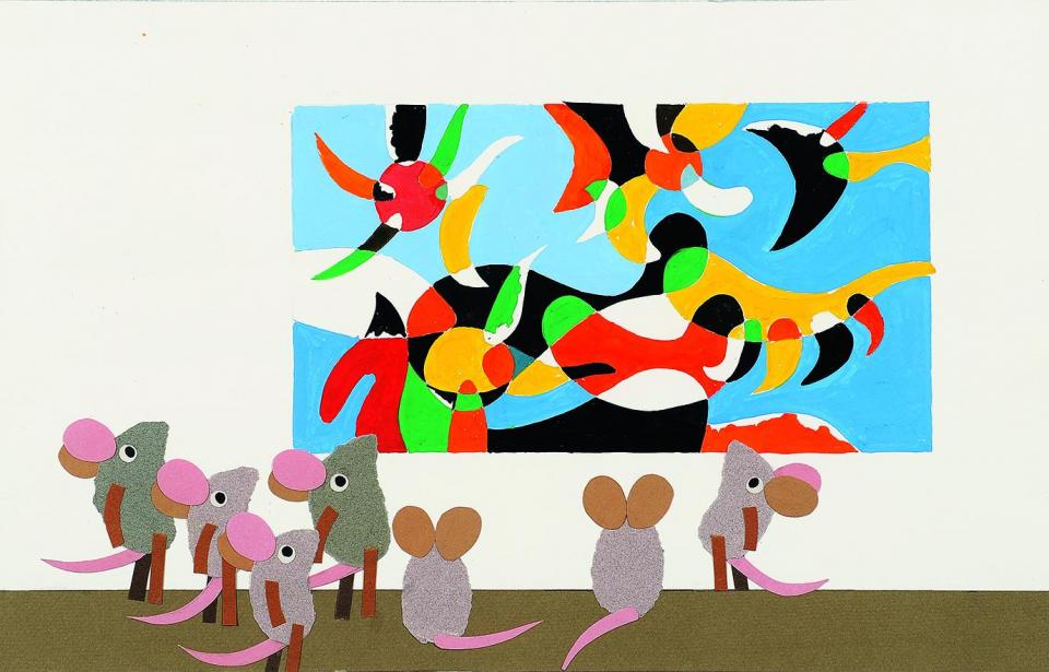 レオ・レオーニ『マシューのゆめ』原画 1991年 Matthew's Dream (C)1991 by Leo Lionni/Knopf Works by Leo Lionni, On Loan By The Lionni Family