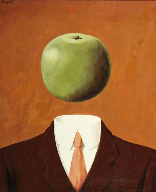 ルネ・マグリット《観念》1966年　油彩・カンヴァス