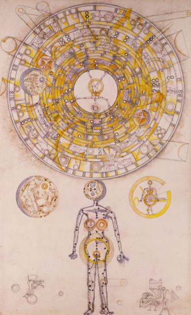三上誠《灸点万華鏡1》1966年、福井県立美術館蔵
