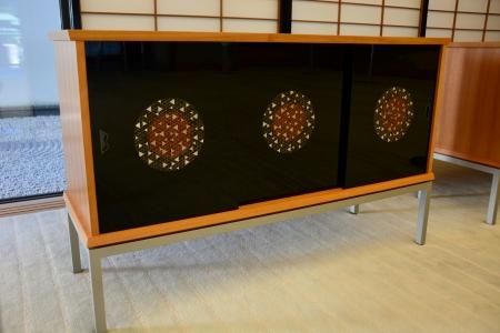 飾り台＜山紫水明＞