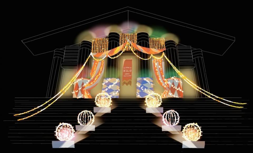 本年のイルミネーション「The Stage of KILIG」のビジュアルイメージ