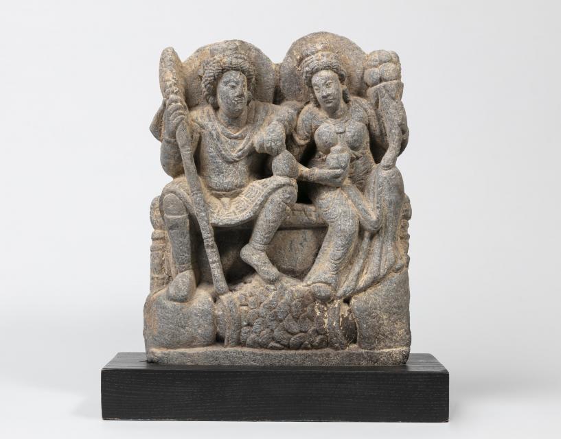 ファッロー・アルドクショー並坐像 ガンダーラ 2~3世紀 龍谷大学