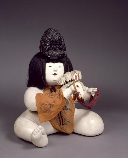 御所人形　春駒持　京都国立博物館