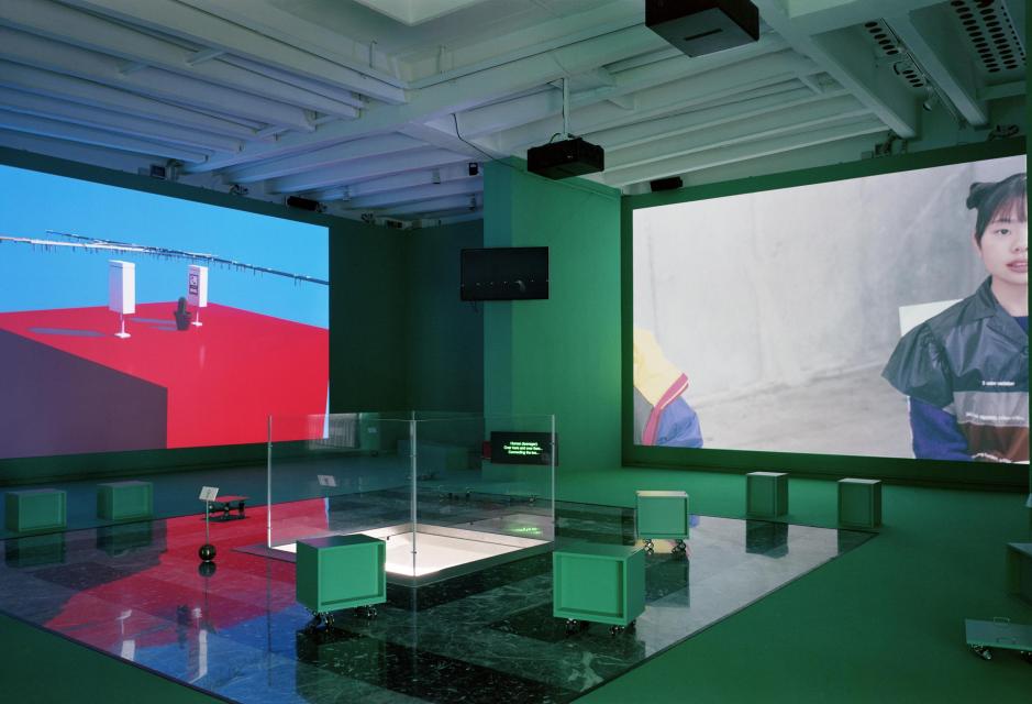 第19回ヴェネチア・ビエンナーレ国際建築展⽇本館展⽰⾵景 ©⾼野ユリカ