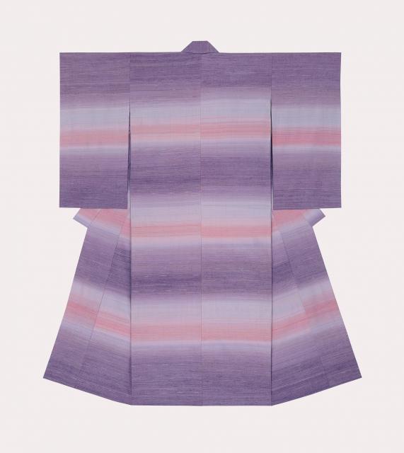 《若紫》　2007年　絹糸／紫根、茜　【前期展示】