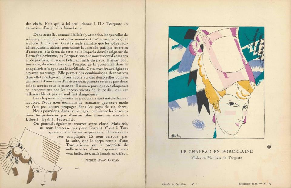 Gazette du Bon Ton No.7、大正9(1920)