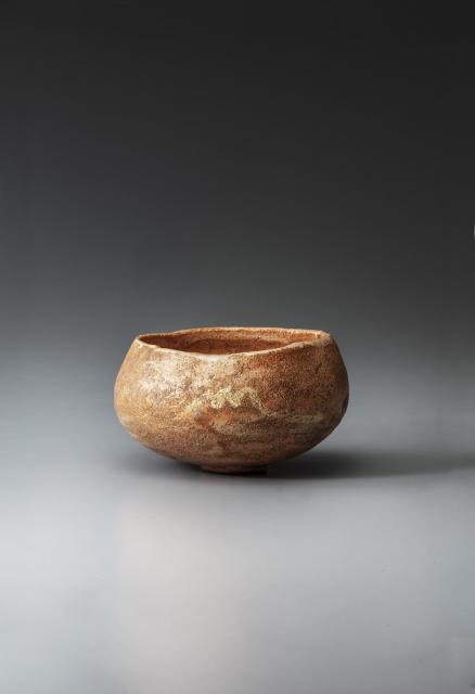 表千家六代 覚々斎 (1678 ~ 1730)不二之絵赤樂茶碗 流芳五十之内 六代左入焼く