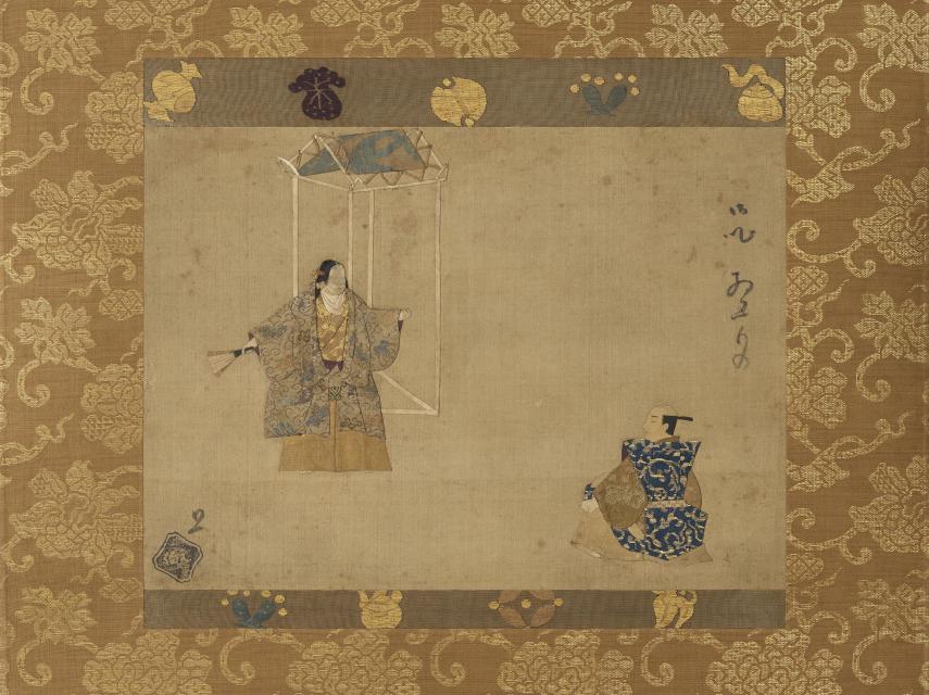 東福門院《能「楊貴妃」押絵》江戸時代・17世紀　泉屋博古館