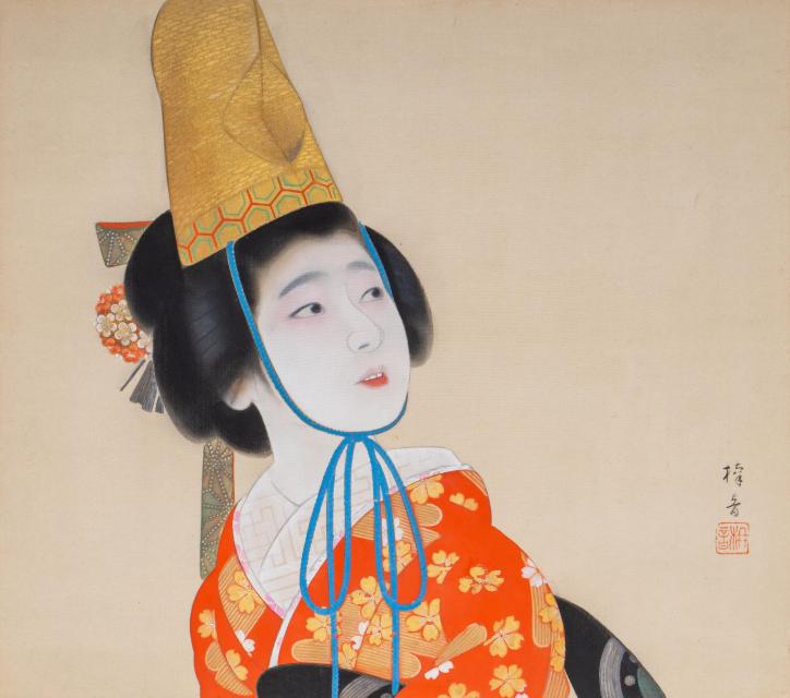 甲斐荘楠音《娘道成寺》 20世紀 前期展示 福田美術館蔵