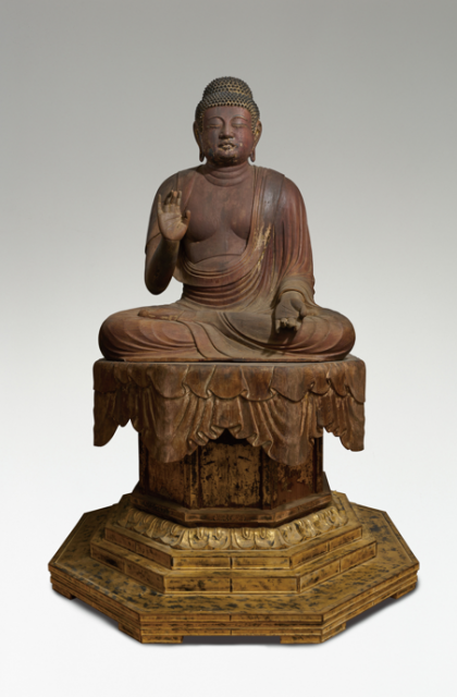 重要文化財 伝釈迦如来坐像 平安時代後期 普門寺