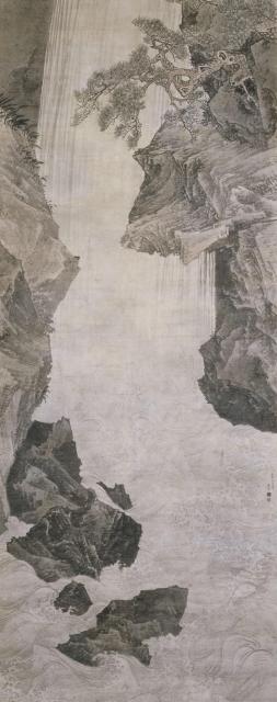 重要文化財 大瀑布図 円山応挙筆 一幅 紙本墨画淡彩 江戸時代 相国寺蔵(Ⅰ期後半 2026年12月5日~2027年2月14日)