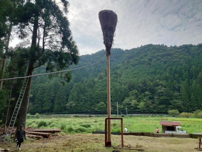 昼間の準備風景