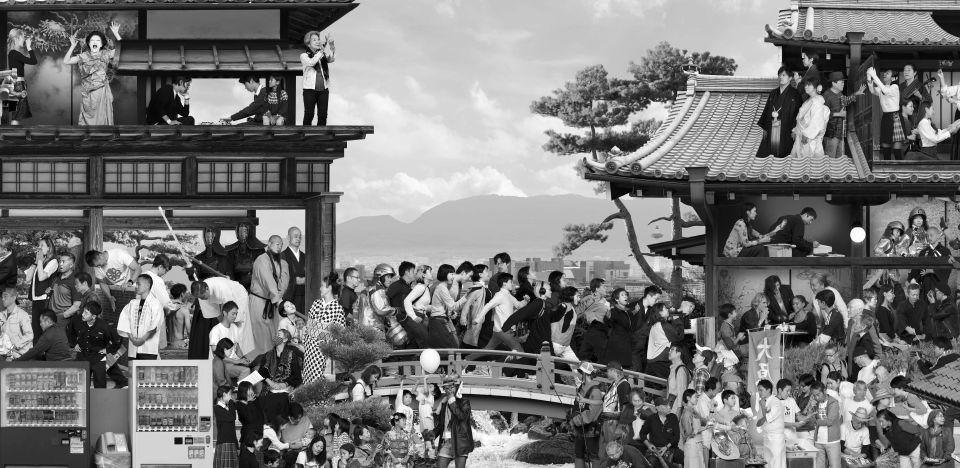 JR, The Chronicles of Kyoto, Close Up, Japan, 2024 © JR