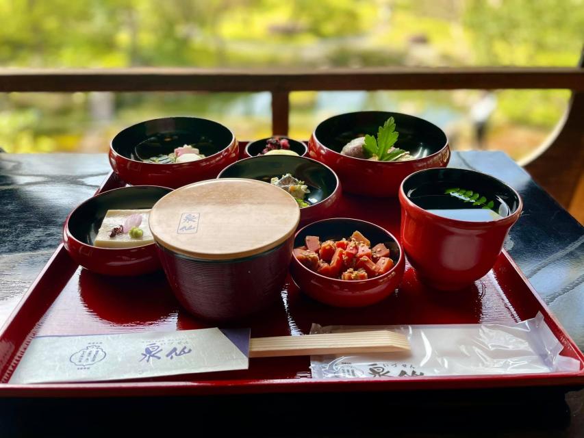 京料理泉仙の精進料理の朝食