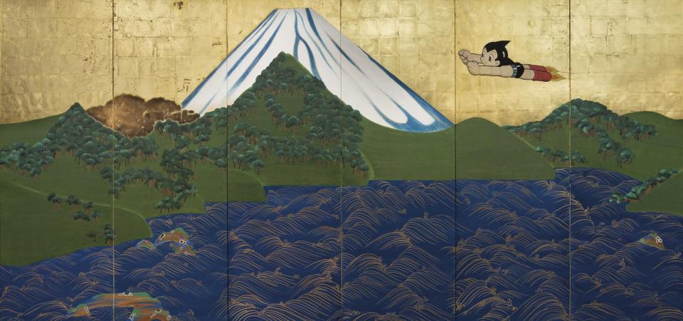 鉄腕アトム × 富士山　© 手塚プロダクション