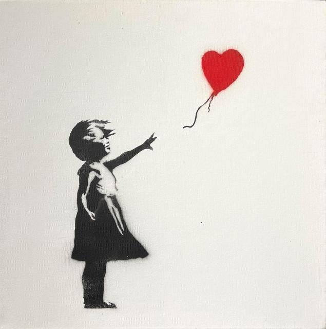BANKSY《Girl With Balloon》 2004年 Photo by © MUCA / wunderland media