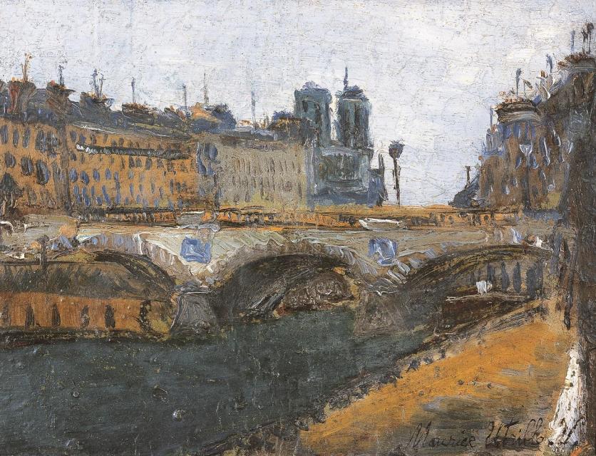 パリのサン・ミッシェル橋　1905年頃　西山美術館蔵　©Hélène Bruneau 2023