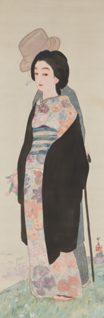 堂本印象「丘上の女達」 1912年　京都府立堂本印象美術館蔵