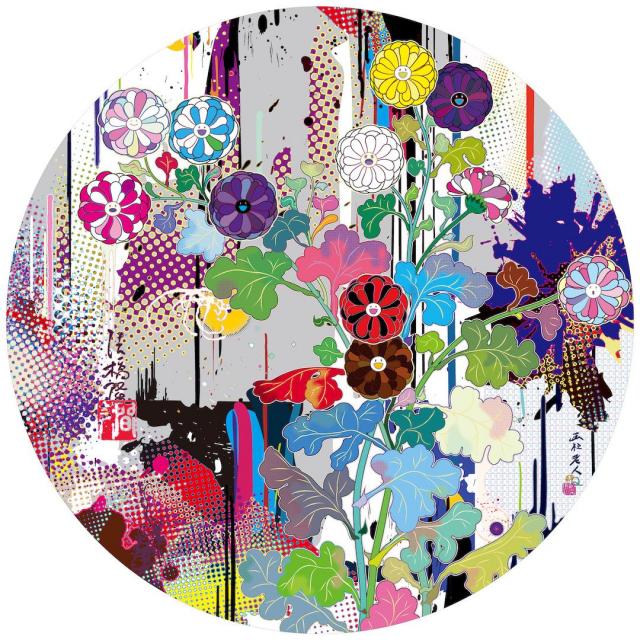 村上隆《光琳：超紐理論》（参考作品）2015年 デザインデータ φ1500 mm ©2015 Takashi Murakami/Kaikai Kiki Co., Ltd. All Rights Reserved.