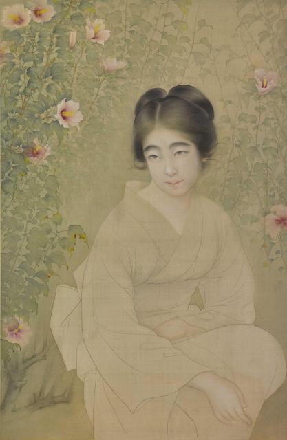 西山翠嶂《槿花》京都市美術館蔵