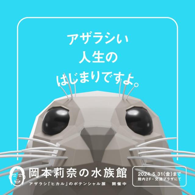 「岡本莉奈の水族館」メインビジュアル