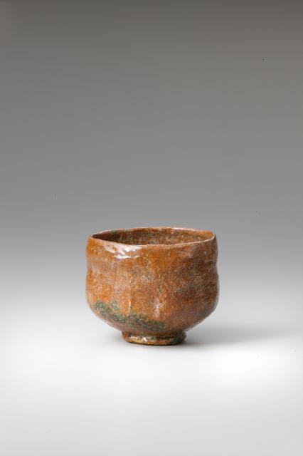 三代 道入 （1599 ～ 1656）赤樂茶碗　銘 禿 如心斎 箱書付