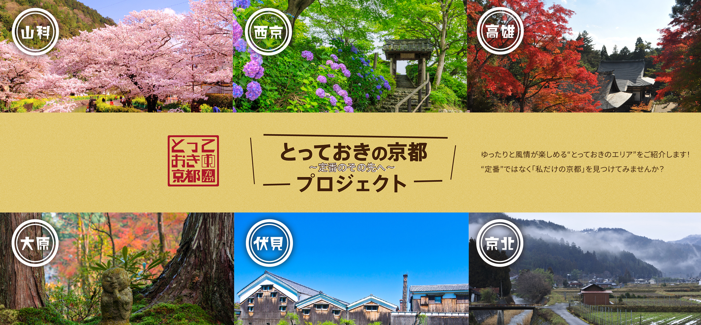 とっておきの京都6エリア