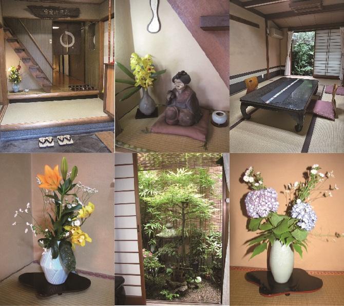 365日全室「生け花」でお出迎え。大女将の一貫したこだわりです。