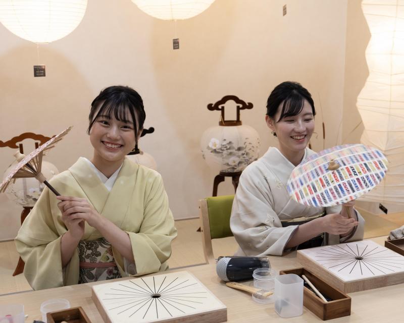 京都の伝統工芸に触れる体験　姫和傘作り