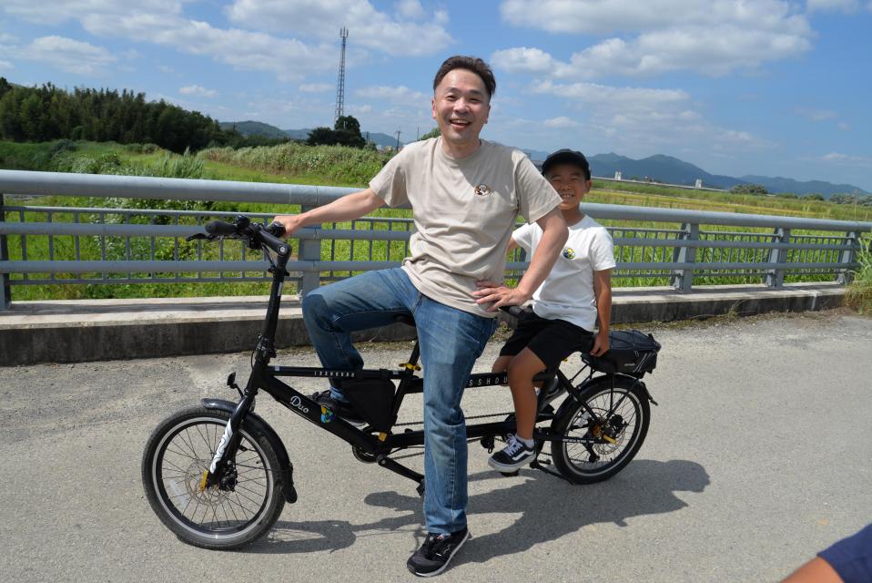 親子で汗を流して思い出作り