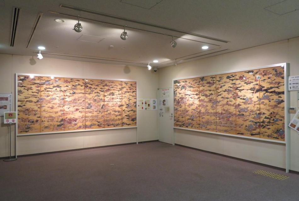 地下１階 「上杉本 洛中洛外図屏風」デジタル複製パネル